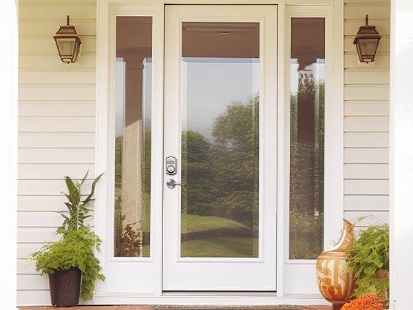 keyless entry door lock deadbolt with handle set