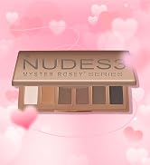 MYSTER ROSEY Nudes Series Mini Eyeshadow Palette, Velvety Matte Finish, 6 Nude Taupe &amp; Brown Neut...