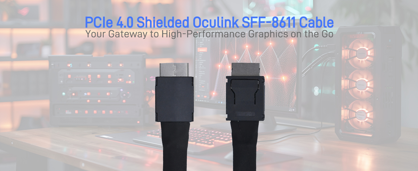 LetLinkSo Gen4 PCIe 4.0 Oculink SFF-8611 Connector
