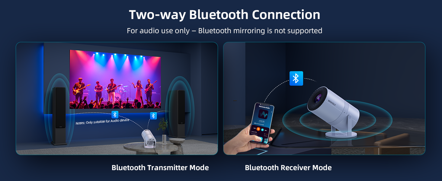 projector with wifi and bluetooth