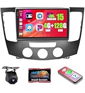 4+128GB Android 15 Car Radio for Hyundai Sonata 2009 2010 (Manual A/C) Wireless Carplay Android A...