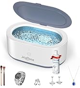 JeaTone Ultrasonic Jewelry Cleaner, 46KHz Sonic Jewelry Cleaner Machine for All Jewelry, Eyeglass...