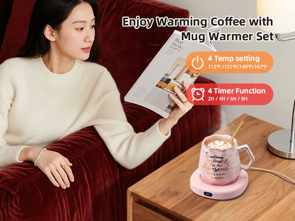 coffee mug warmer set