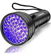 Vansky UV Flashlight Black Light, 51 LED Blacklight Pet Urine Detector for Dog/Cat Urine, Dry Sta...