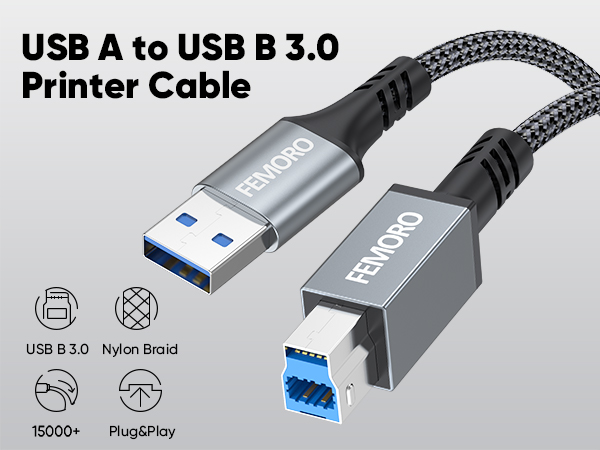 USB to Printer Cable