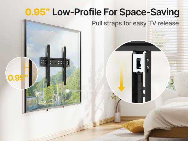 85 inch tv wall mount low profile