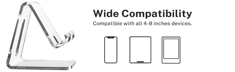 Acrylic phone holder