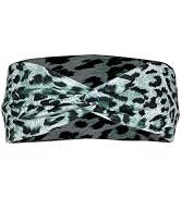 HODASHI Fashion Women Leopard Print Cross Elastic Headband Gym Hairband Hair Women's Fashion Head...