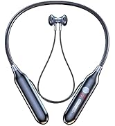 CHUYI Wireless Bluetooth Neckband Headphone, Ergonomic Hanging Neck Magnetic Attraction Earphone ...