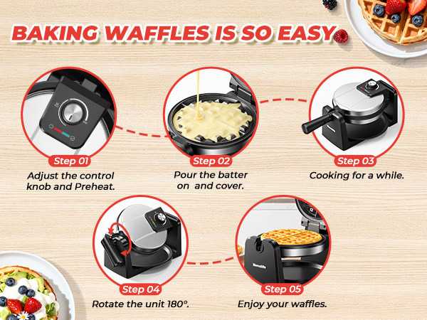 BAKIING WAFFLES IS SO EASY