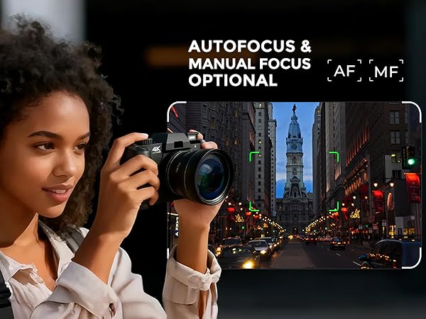 vlog camera for beginners with lens 4k digital camera with wifi 2