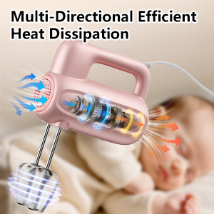 Text reads: 'Multi-Directional Efficient', 'Heat Dissipation'. Technical demonstration or product feature illustration.