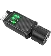 Oyviny 7 Way Blade &amp; 5/4 Pin Trailer Light Circuit Tester with LED Indicators, 7 Pin to 5 Flat 6 ...