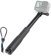 SOONSUN 45'' Waterproof Selfie Stick Extendable Monopod Hand Grip Aluminum Telescopic Pole Compat...
