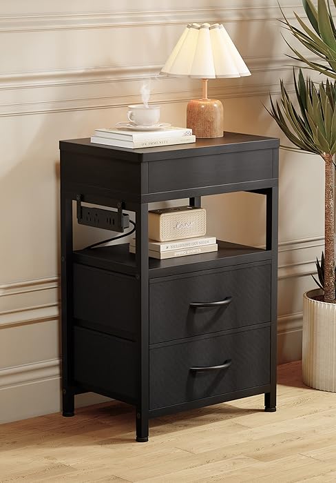 nightstand with gun drawer