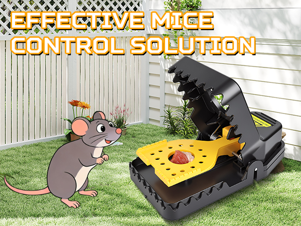 Effective Mice Control Solution, Reusable Physical Mouse Trap