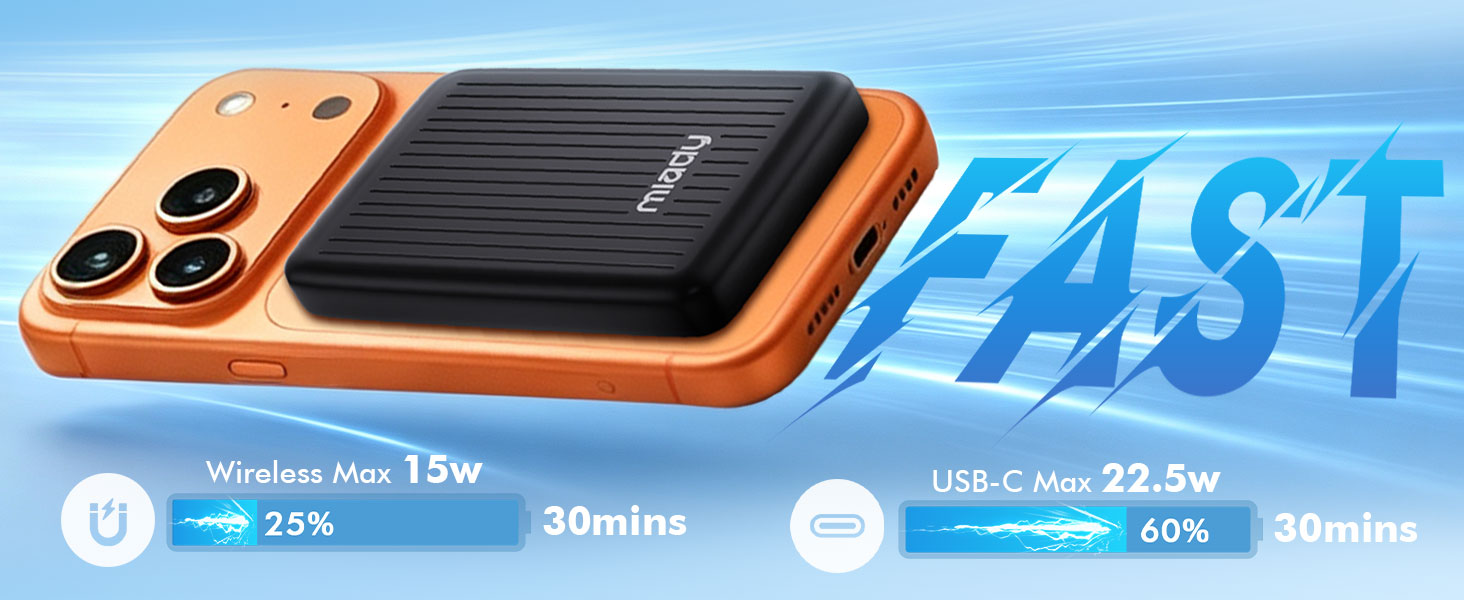magnetic portable charger for iphone