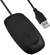 Mcbazel Wireless USB 2.0 Gaming Receiver Adapter for Microsoft Xbox 360 Desktop Pc Laptop Gaming ...