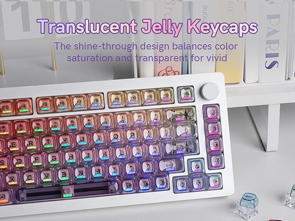 Translucent Jelly Keycaps