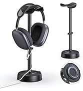 Headphone Stand, Desktop Headset Holder with Anti-Slip Heavy Base Suction Cup, Aluminum Earphone ...