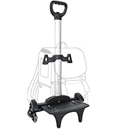 Backpack Trolley with Edge Guard 6-Wheels Rolling Dolly Cart for Backpack,Luggage,Travel Hand Truck