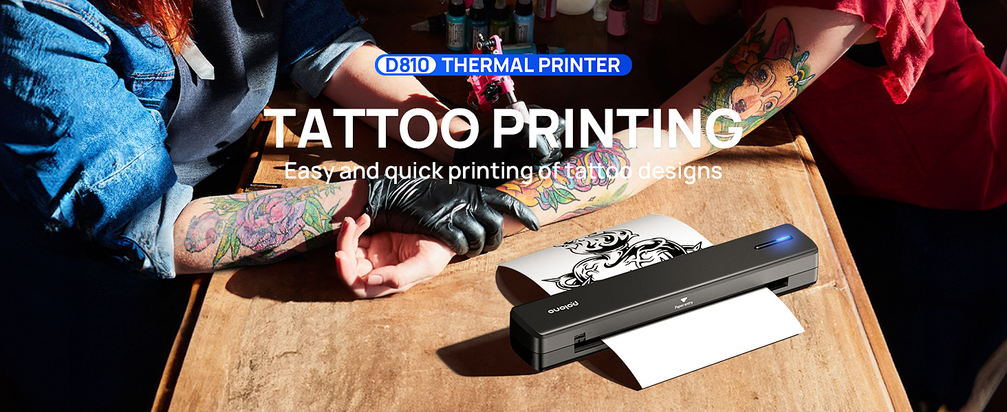 Printer Portable printer thermal printer inkless printer wireless printer