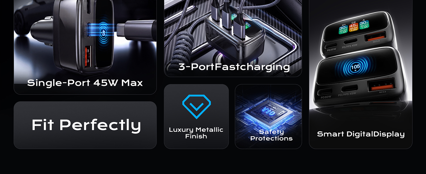 car charger usb c fast charge