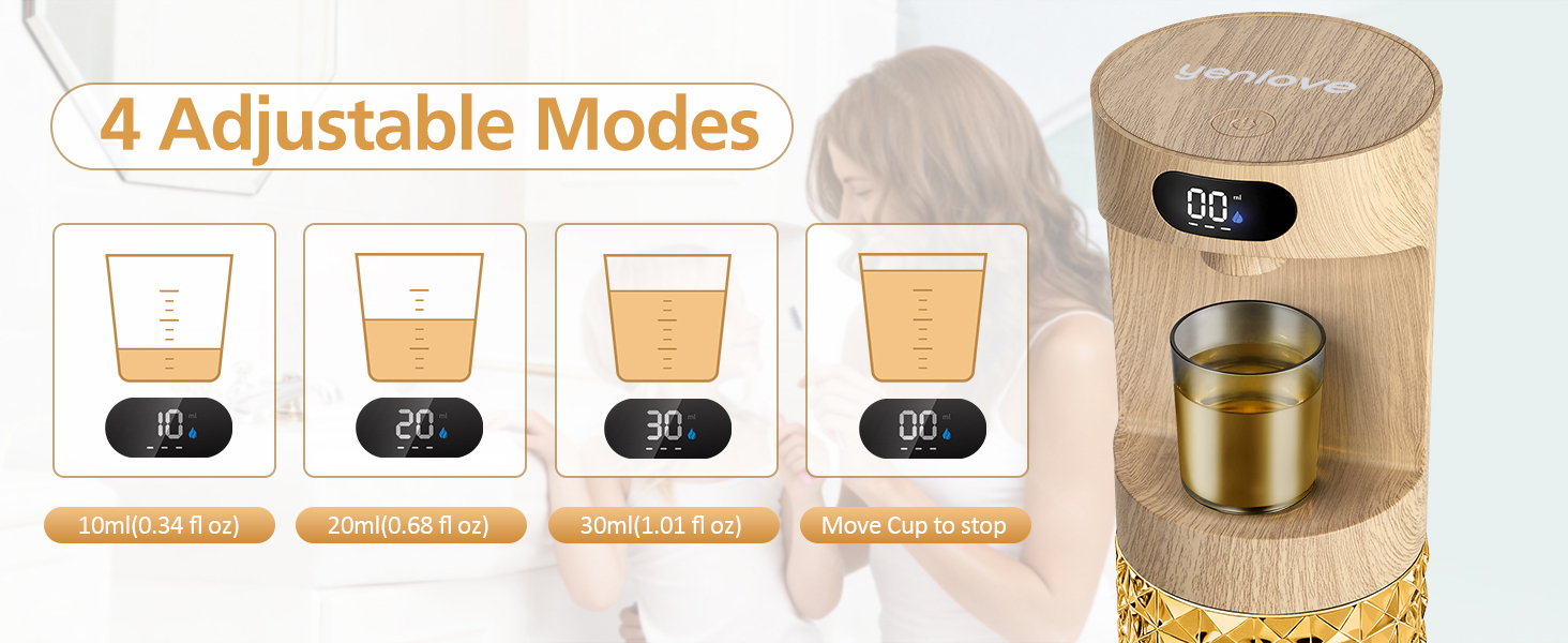 Automatic mouthwash dispenser