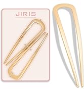 JIRIS 2PCS 4.2Inch French Hair Pins U-Shaped Pins for Women and Girls Fashion Metal Hair Pin Fren...