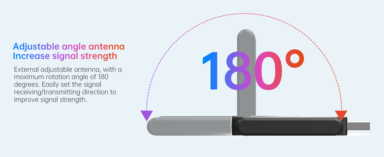 ax5400 usb wifi 6 adapter wifi dongle for desktop laptop pc tri band wireless Wi-Fi network adapter