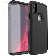 X-belmox for iPhone XR Case [Dropproof] [Shockproof] 3-Layers Heavy Duty Drop Protection Case Cov...
