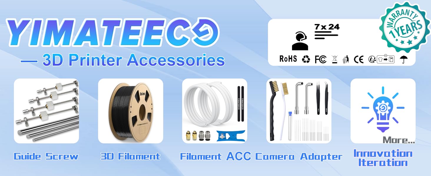 YIMATEECO 3D Printer Accesories