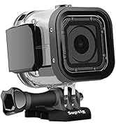 Suptig Replacement Waterproof Case Protective Housing for GoPro Session Hero 4session, 5session O...