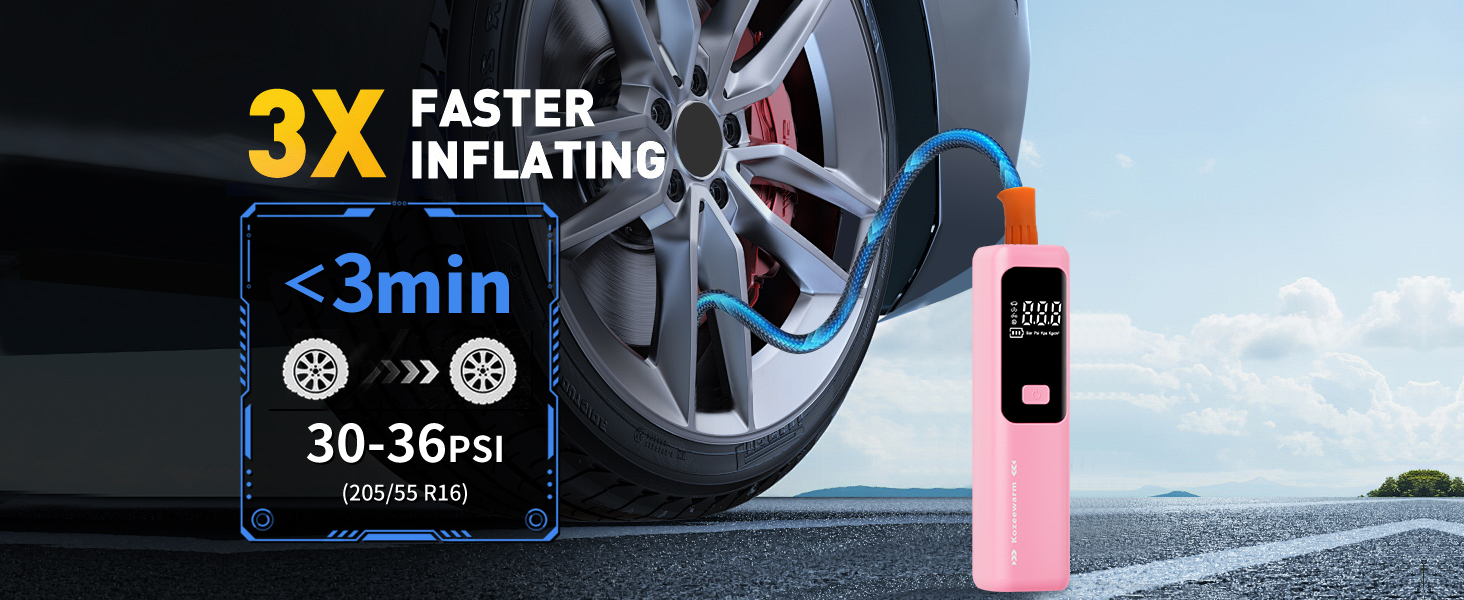 portable air compressor for car tires