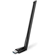 TP-Link USB WiFi Adapter for Desktop PC, AC1300 USB 3.0 Wireless Dual Band Network Adapter with H...