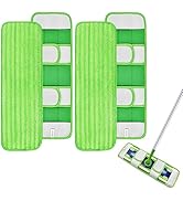 4 Pack Microfiber Mop Pads for Swiffer XL Mops Reusable Wet and Dry Mopping Cloths Compatible wit...