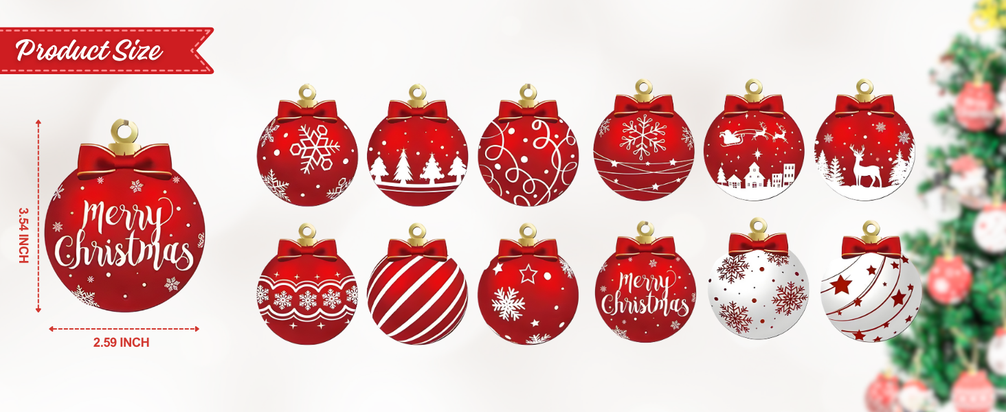 Christmas Balls Christmas tree Decor Ornaments