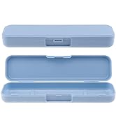 OriGlam 1pcs 20cm / 7.8inch Portable Flatware Box Travel Tableware Storage Case(Green)