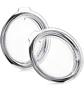2 Pcs Tumbler Lid for YETI, 30 oz Splash Proof Replacement Covers Compatible for Rambler, for Old...