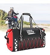 KEMIMOTO Motorcycle Dry Bag 50L Motorcycle Duffel Bag Waterproof Bag With Mounting Straps and Out...
