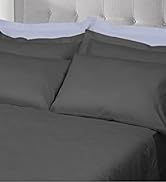 Threadmill Luxury 100% Cotton King Bed-Sheets - 800 Thread Count Jacquard Celine Hotel White, Bet...