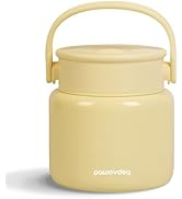 Pawovdeq Adults Bento Soup Thermos for Hot Food Stainless Steel Thermal Lunch Container with Spoo...
