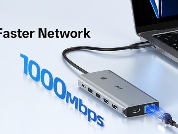 docking station with ethernet port