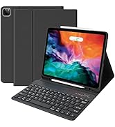 aMZCaSE for iPad Air 11 inch M2/ Pro 11 inch Case with Keyboard,Folio Cover with Detachable Keybo...
