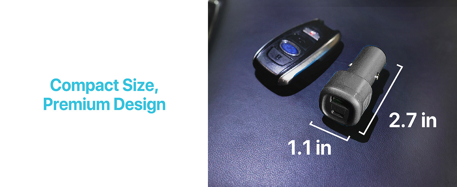 Compact size, premium design