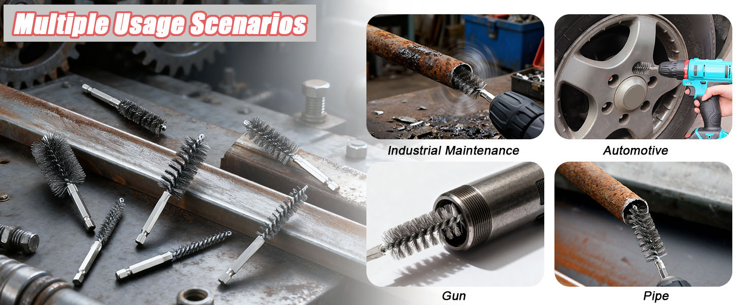 drill brush attachments for cleaning