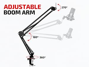 ADJUSTABLE BOOM ARM