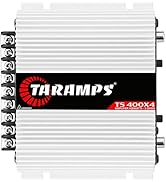Taramps TS 400x4 400 watts RMS 4 Channels Full Range Car Audio Amplifier, 2 Bridged Channels, RCA...