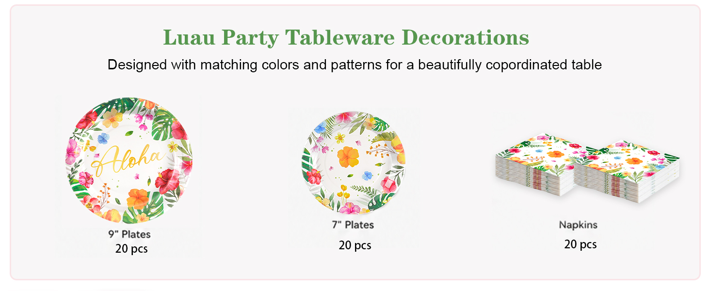 paper plate and napkins
