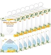 CANAGER Hanging Moisture Absorber, Jasmine Calendula, 12.5 oz Dehumidifier Bag (8 packs) ,Collect...